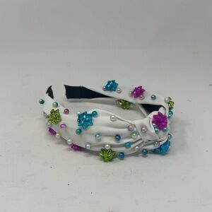 BRIANNA CANNON | Colorful Gift Bow & Pearl Headband